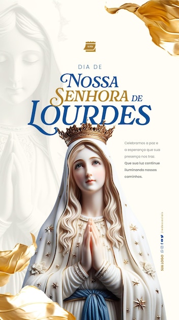 PSD l'histoire de notre dame de lourdes