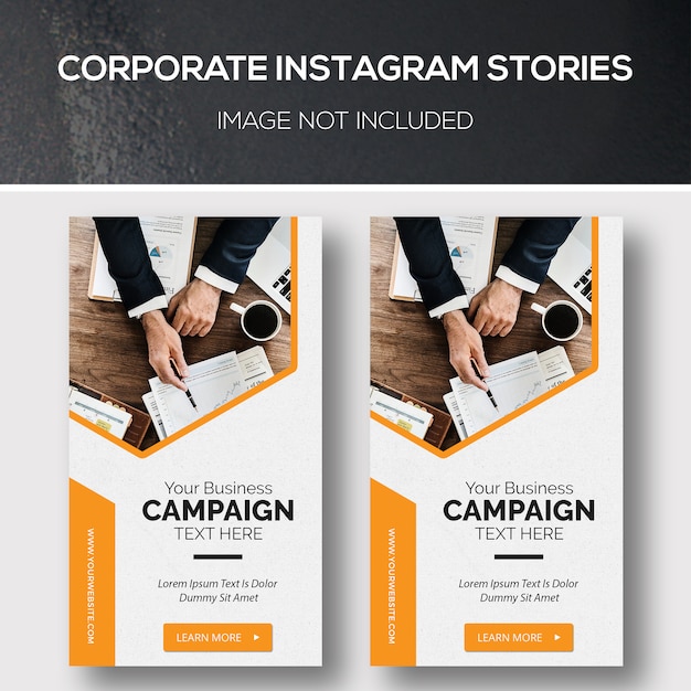 Histoires d&#39;entreprise Instagram