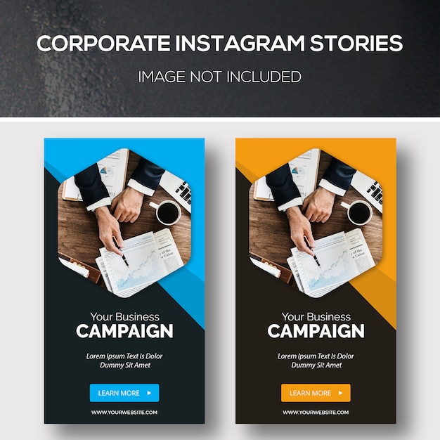 Histoires d'entreprise Instagram