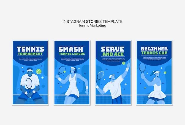 Histoires Instagram Du Tournoi De Tennis