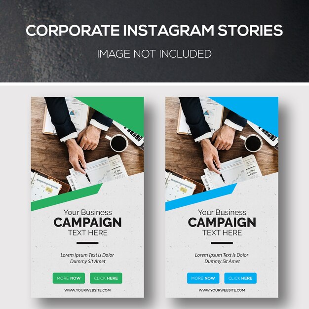 Histoires Instagram d'entreprise