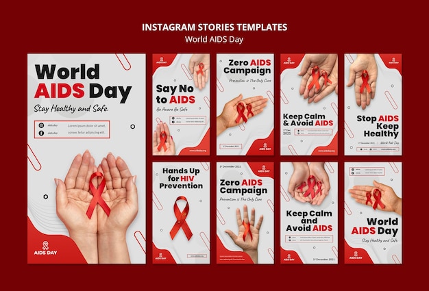 Histoires instagram de la journée mondiale du sida