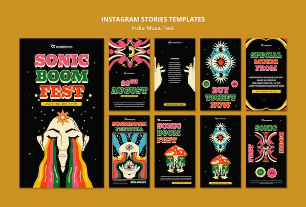 Histoires instagram de musique indépendante