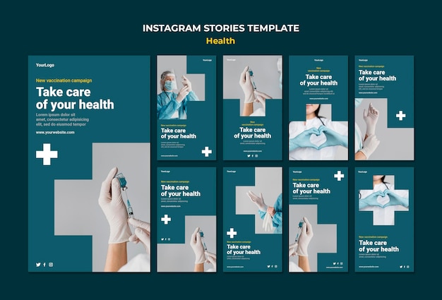 PSD histoires instagram sur les soins de santé