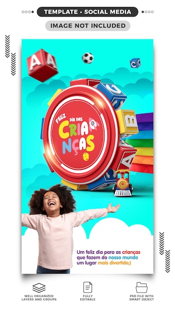 Histoires de médias sociaux bonne journée des enfants par jour pour ceux qui rendent notre monde plus heureux