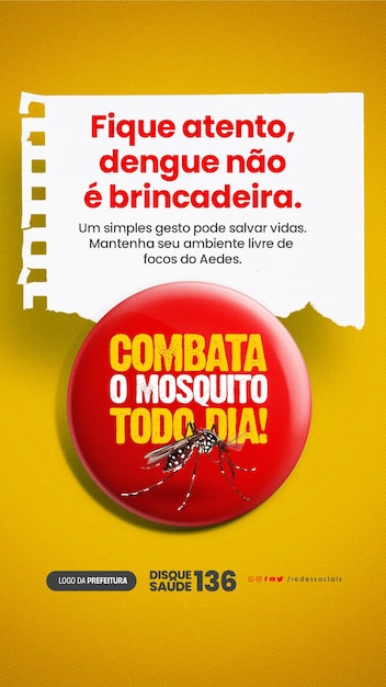 PSD história combata o mosquito todo dia