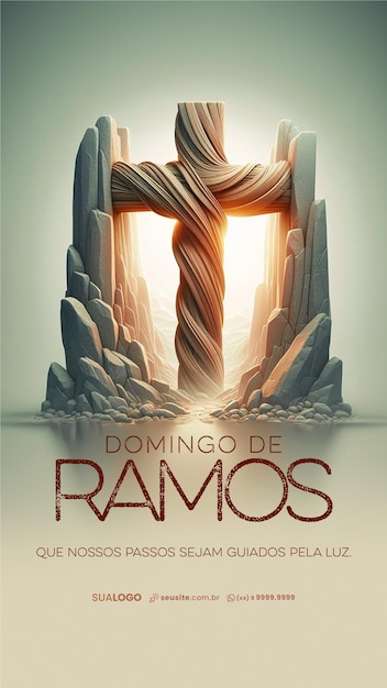 PSD história de domingo de ramos