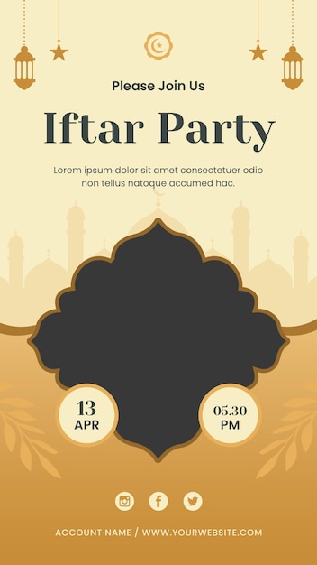 História do Instagram da Festa do Iftar