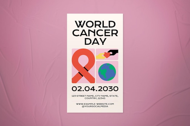 História do Instagram do Dia Mundial do Câncer