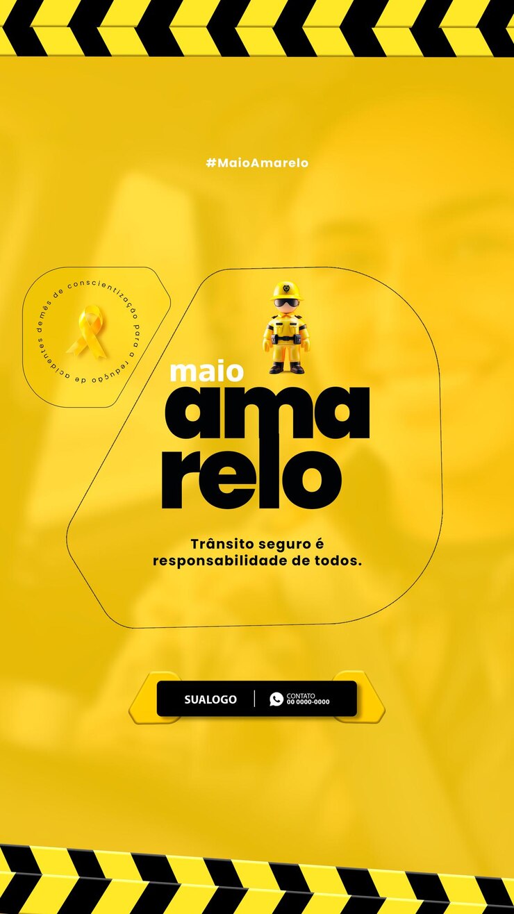 PSD história maio amarelo trnsito proteger