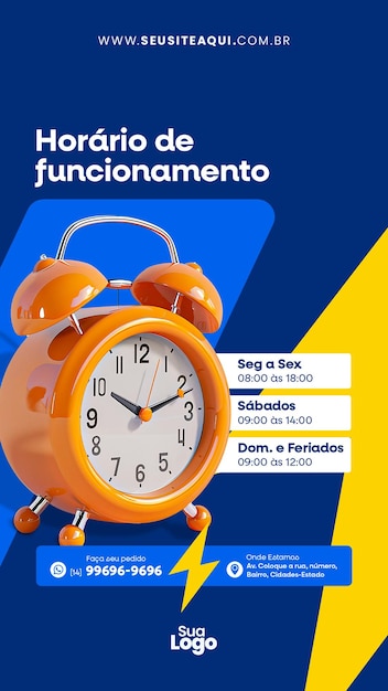 História para mídias sociais Casa de materiais elétricos editável PSD