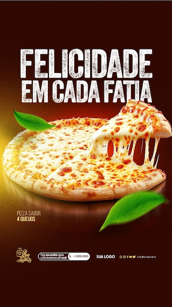 PSD história pizzaria