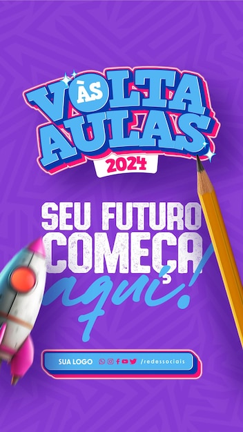 História volta como aulas