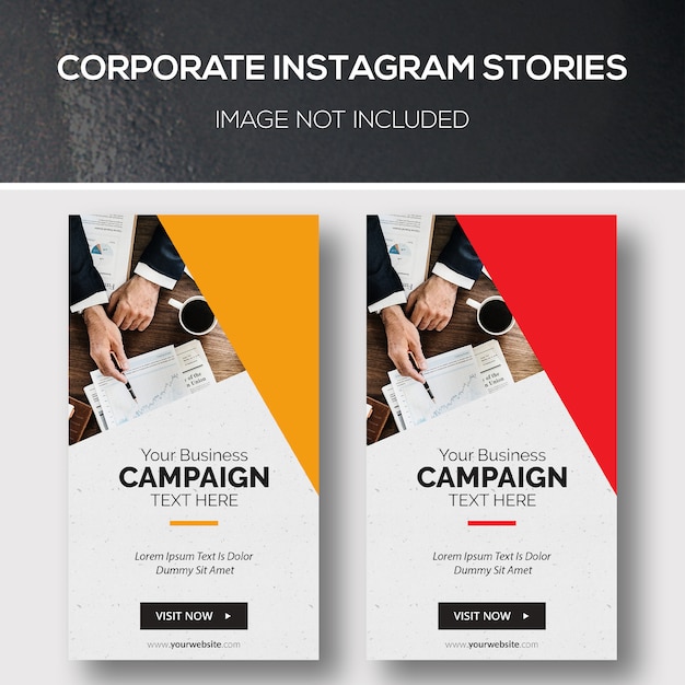 Historias corporativas de instagram