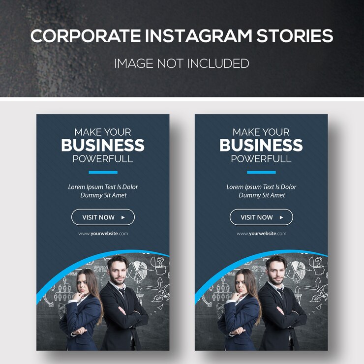 PSD historias corporativas de instagram
