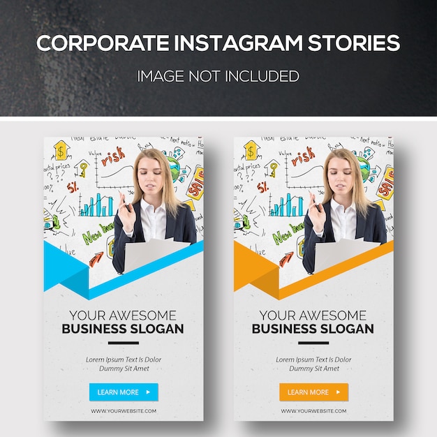 Historias corporativas de instagram