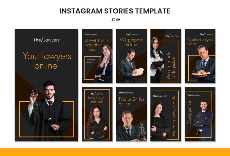 PSD histórias de modelo de lei no instagram