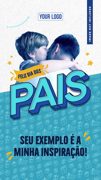 PSD histórias nas redes sociais feliz dia das mães minha inspiração