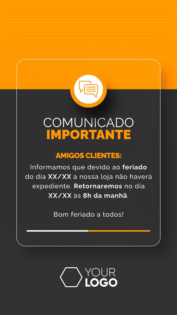 PSD historias de plantillas de redes sociales anuncio importante amigos y clientes detalles de fondo naranja