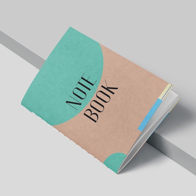 Hochwertiges Notebook-Mockup