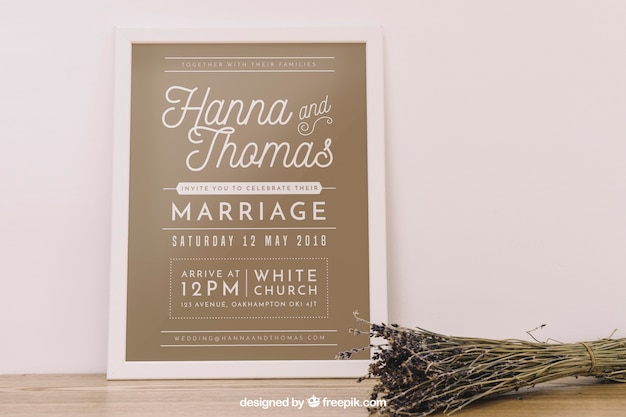 Hochzeit Rahmenmodell