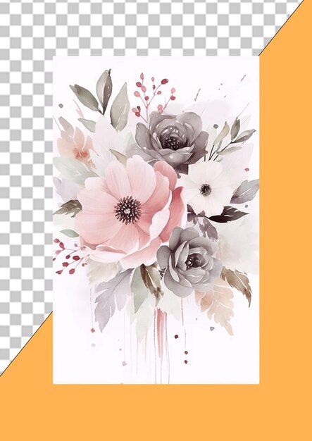 Hochzeitskarte png illustration