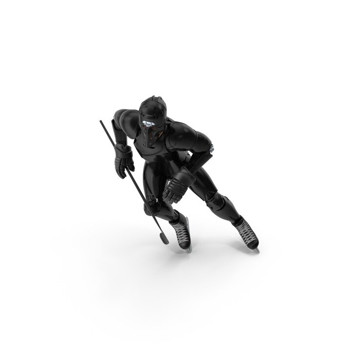 PSD hockey player in action on ice