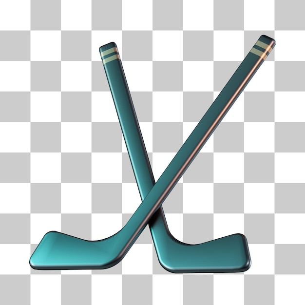 PSD hockey-stick 3d-symbol