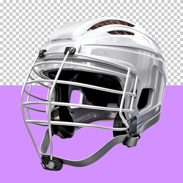 Hockeyhelm isoliertes objekt, transparenter hintergrund