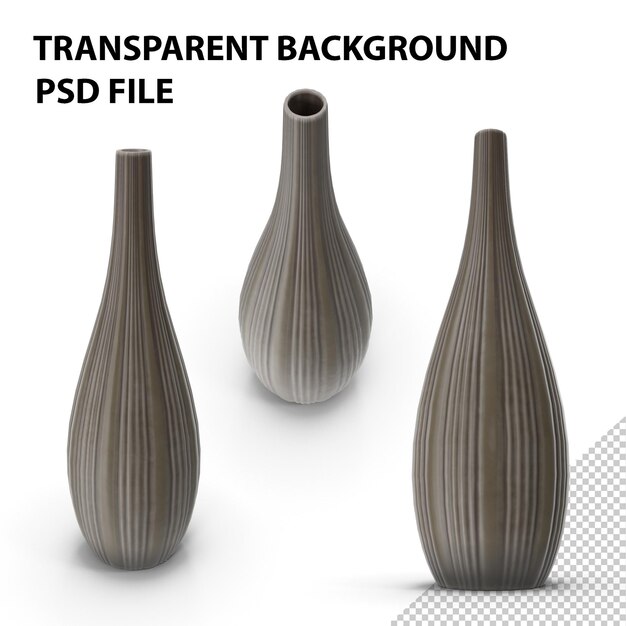 PSD hohe keramik-mode-vase png