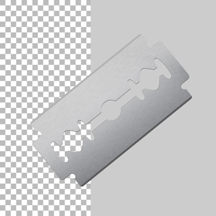 PSD hoja de afeitar afilada para el diseño de su artículo