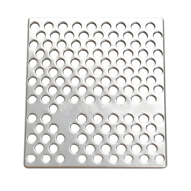 PSD hojas de acero inoxidable perforadas para aplicaciones industriales y decorativas