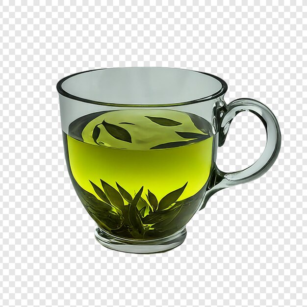 Hojas de té png aisladas en fondo transparente psd