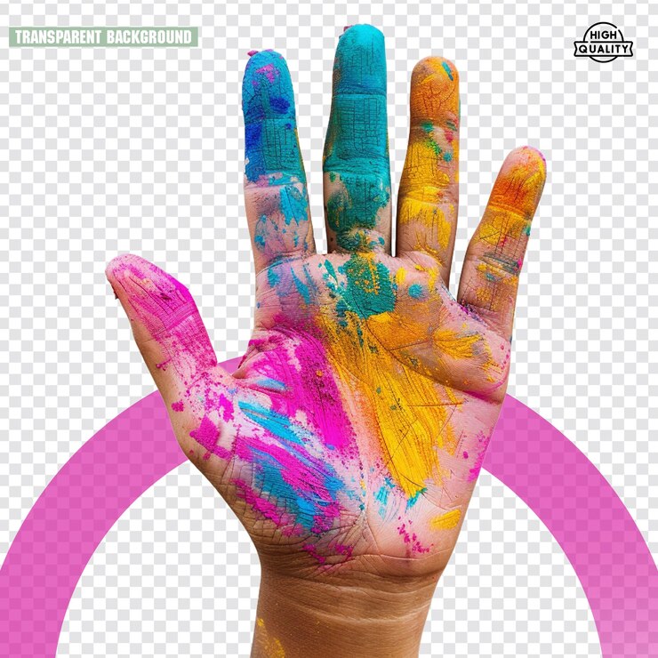 PSD holi día feliz holi feliz día de la mano holi