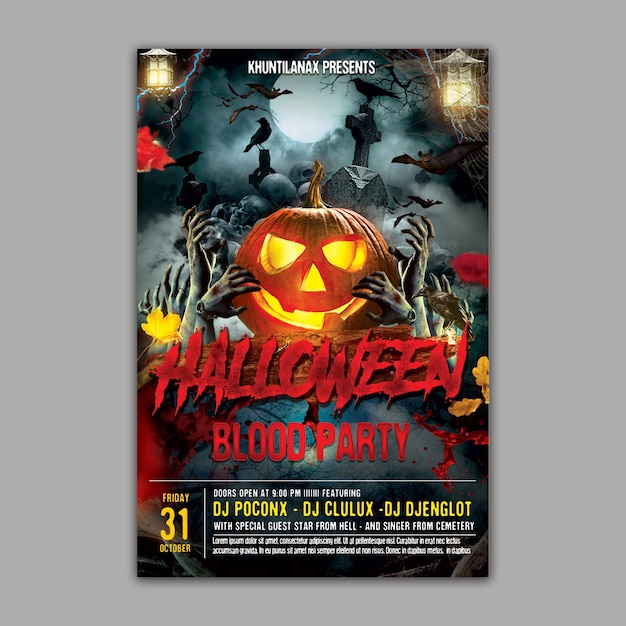 Holloween Party Flyer