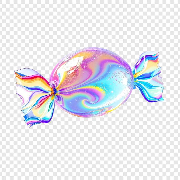 PSD holographic rainbow candy