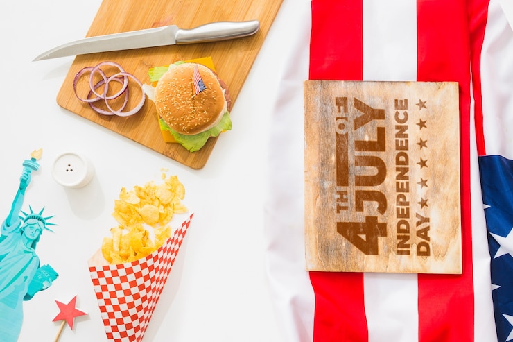 PSD holzbrettmodell mit hamburger