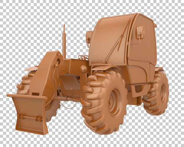 Holzschneidemaschine auf transparentem Hintergrund 3D-Darstellung