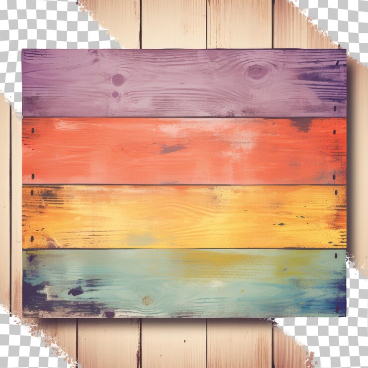 PSD holztafel auf durchsichtigem hintergrund