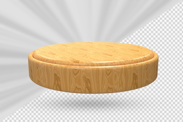 Holztischplatte 3D-Rendering