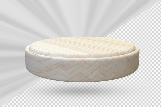 Holztischplatte 3D-Rendering