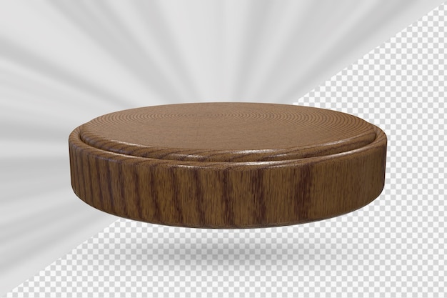 Holztischplatte 3D-Rendering