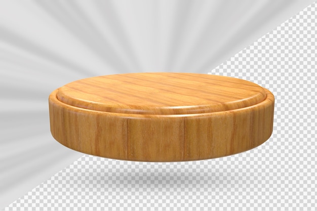 Holztischplatte 3D-Rendering