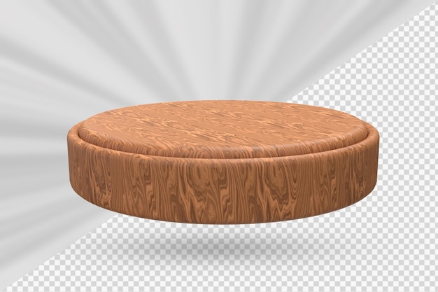 Holztischplatte 3D-Rendering