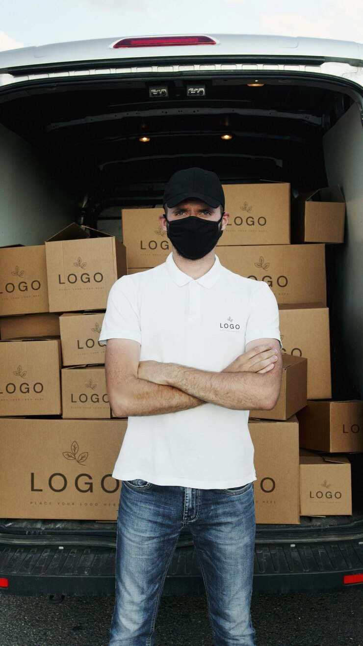 PSD un hombre con una camisa blanca con la palabra corporativa en ella