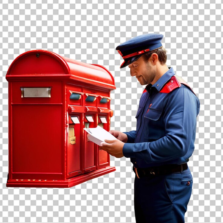 PSD hombre con el correo