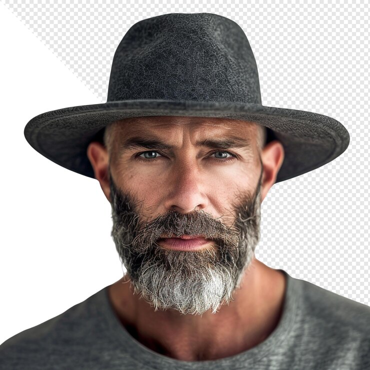 PSD hombre en fedora