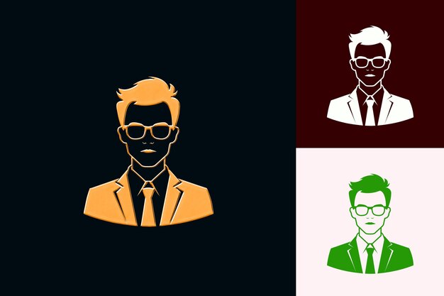 un hombre con gafas y una corbata que dice cita el nombre de un hombre cita
