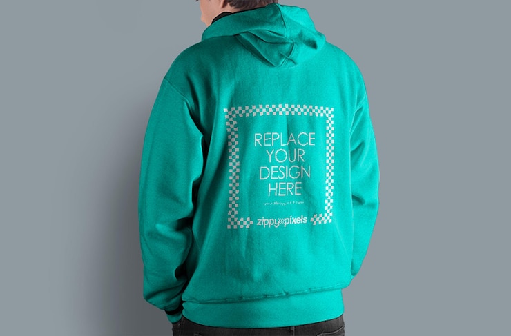 PSD hombre hoddie maqueta archivo psd descarga gratuita archivo de alta calidad