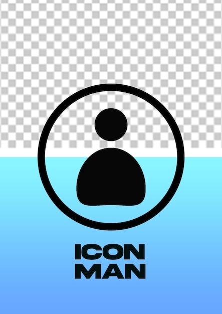 hombre icono